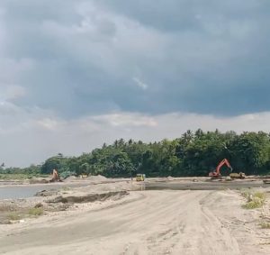 Ampuh Sultra Resmi Melaporkan Dugaan Penambangan Pasir Ilegal Di Kali Konaweeha, Desak Polisi Segera Bertindak.