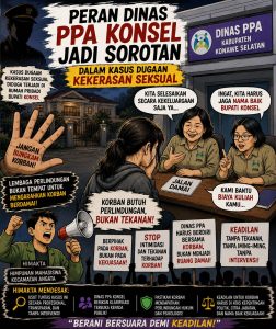 Peran Dinas PPA Konsel Jadi Sorotan dalam Kasus Dugaan Kekerasan Seksual