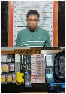 Satresnarkoba Polres Konawe Selatan Amankan Pengedar Sabu 132 Gram di Laeya