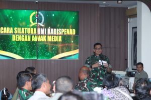 Perkuat Sinergi Informasi Publik, Dispenad Gelar Silaturahmi Bersama Media Massa