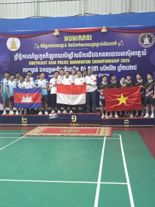 Sapu Bersih Kamboja! Tim Bulutangkis Polri Rajai SEA Police Championship 2026 dengan 4 Emas