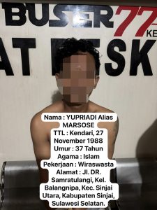 Manfaatkan Mati Lampu untuk Bobol SPPG Tipulu, Spesialis Pencuri di Kendari Gasak Rp30 Juta Demi Sabu dan Judi Online
