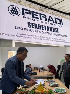 DPD PERADI Profesional Kendari Resmi Miliki Sekretariat Baru di CitraLand, Dorong Profesionalisme Organisasi dan Pelayanan Hukum