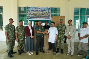 Danrem 143/HO Serahkan Hasil Renovasi Dua Masjid dalam Rangka Bakti Persada 34 tahun pengabdian
