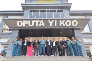 Buka Ruang Kolaborasi Penegakan Hukum, Pengurus DPD Peradi Profesional Kota Kendari Silaturahmi ke Mako Lanal