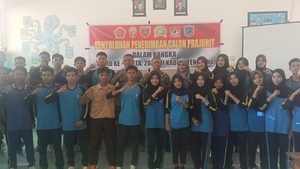 Satgas TMMD 130 Kodim 1416/Muna Sosialisasi Penerimaan Prajurit TNI Kepada Siswa-siswi SMAN 1 Kabangka